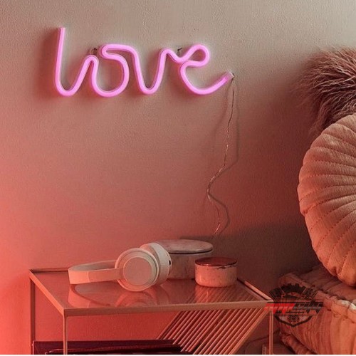 Love Dekoratif Neon Led Tablo, Aşk Sevgi Neon Duvar Tabela